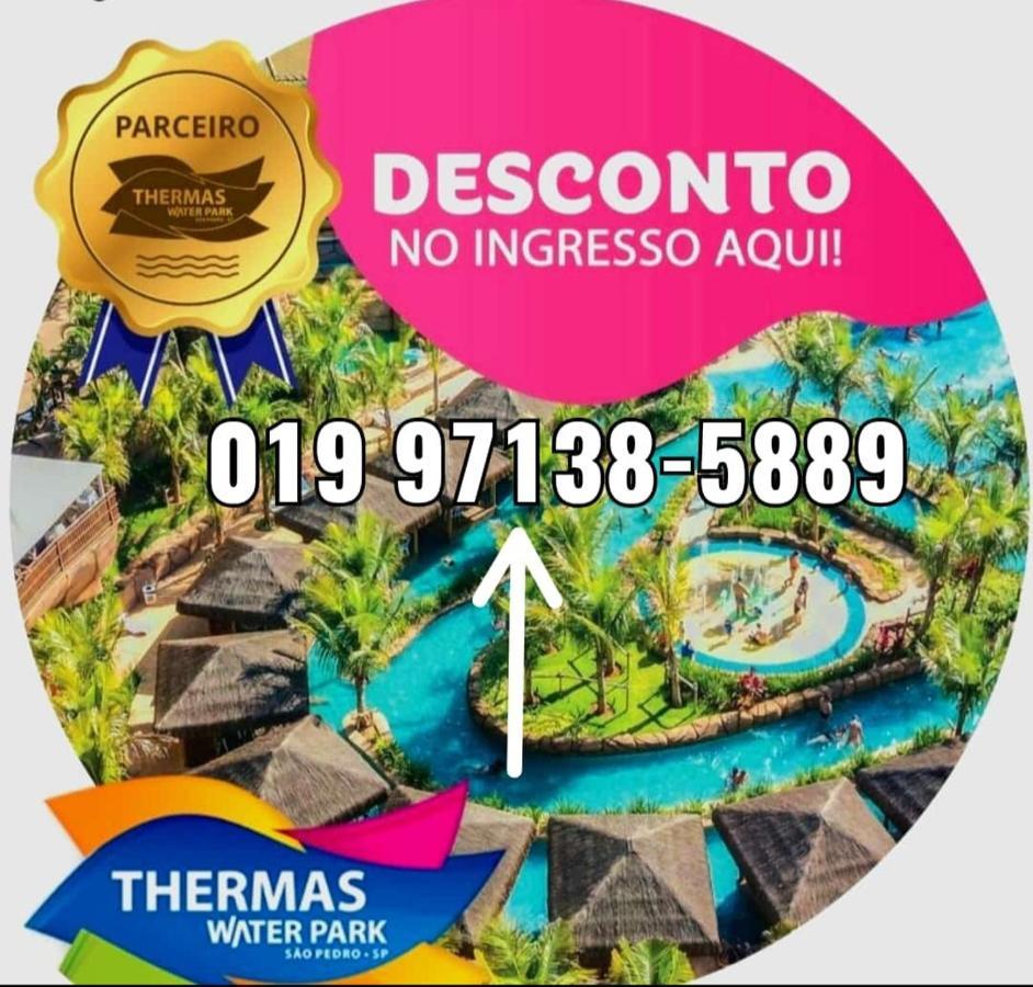 Águas de São Pedro Suites Ambiente Familiar -Prox Do Thermas מראה חיצוני תמונה